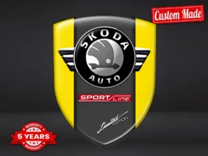 Skoda Fensteraufkleber Auto Sport Robust Anpassbar